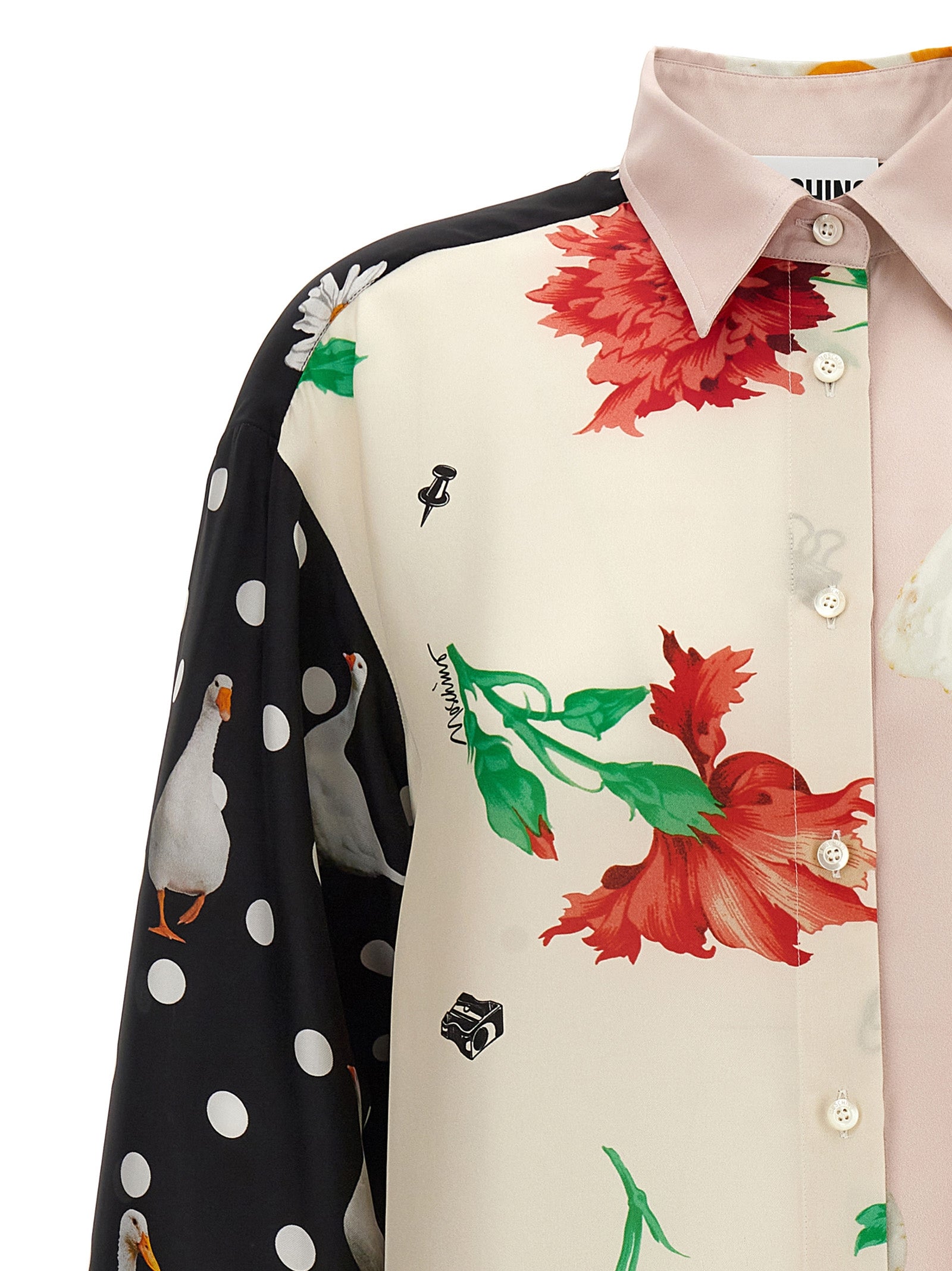 Moschino Moschino Patchwork Print Shirt