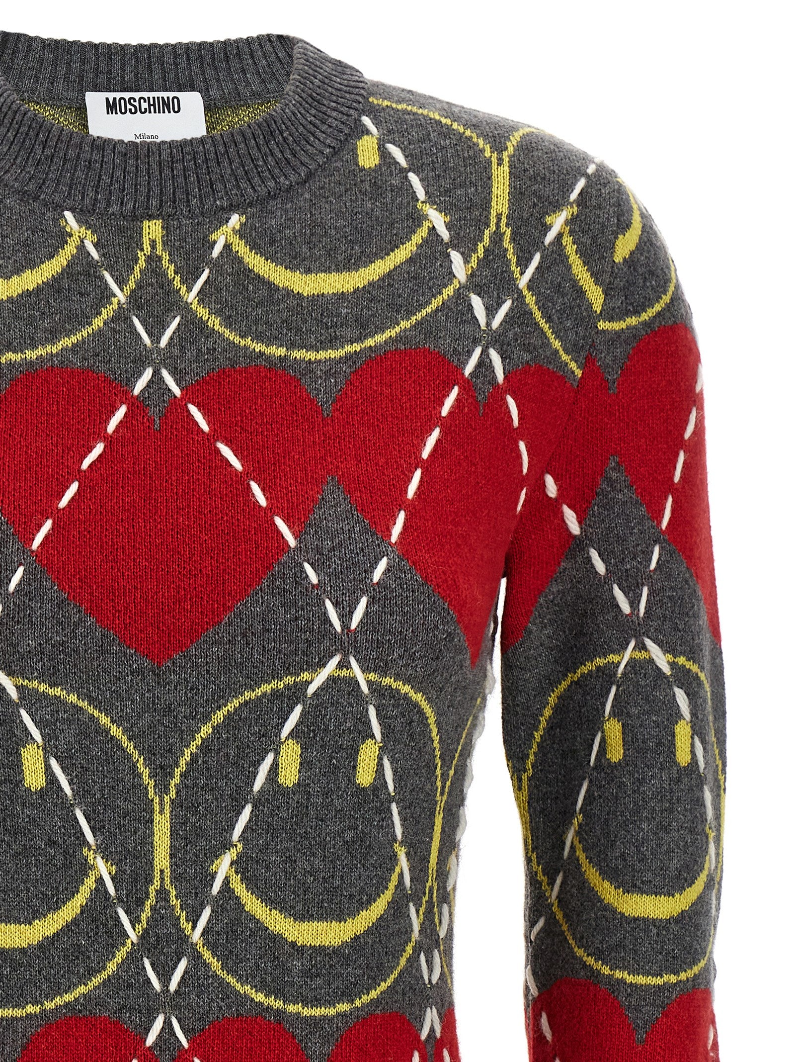 Moschino Moschino Smiley® Wool Dress