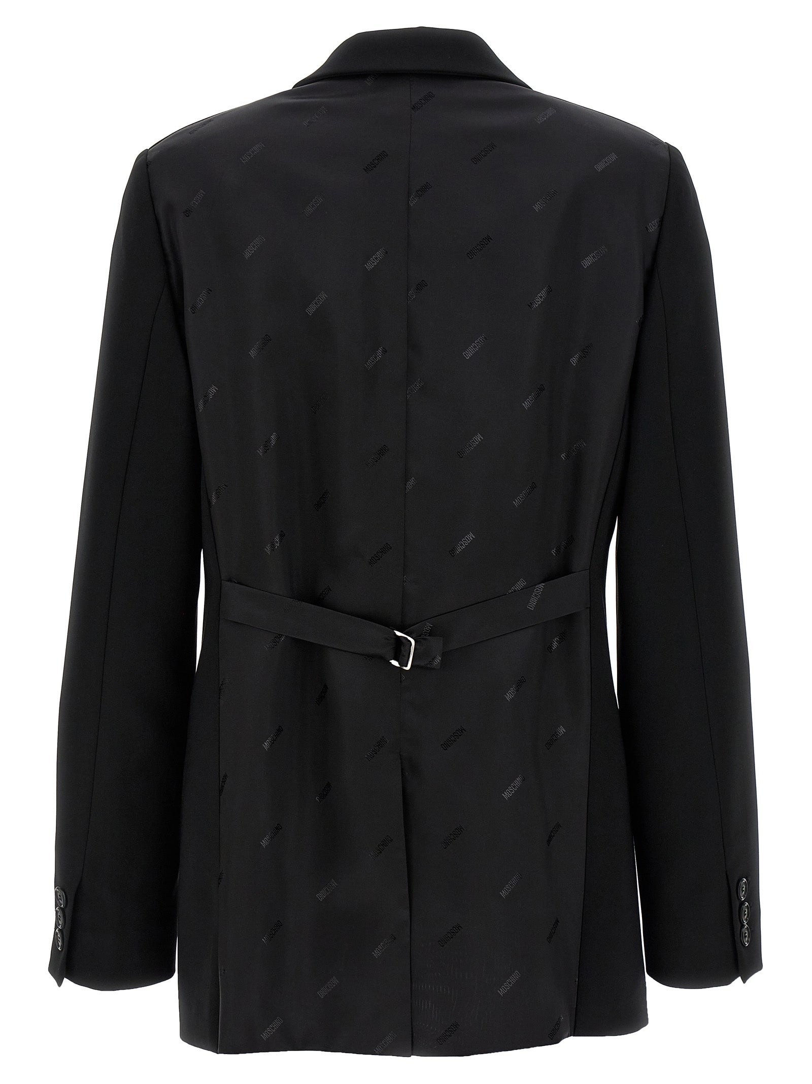 Moschino Moschino Single-breasted Martingale Blazer