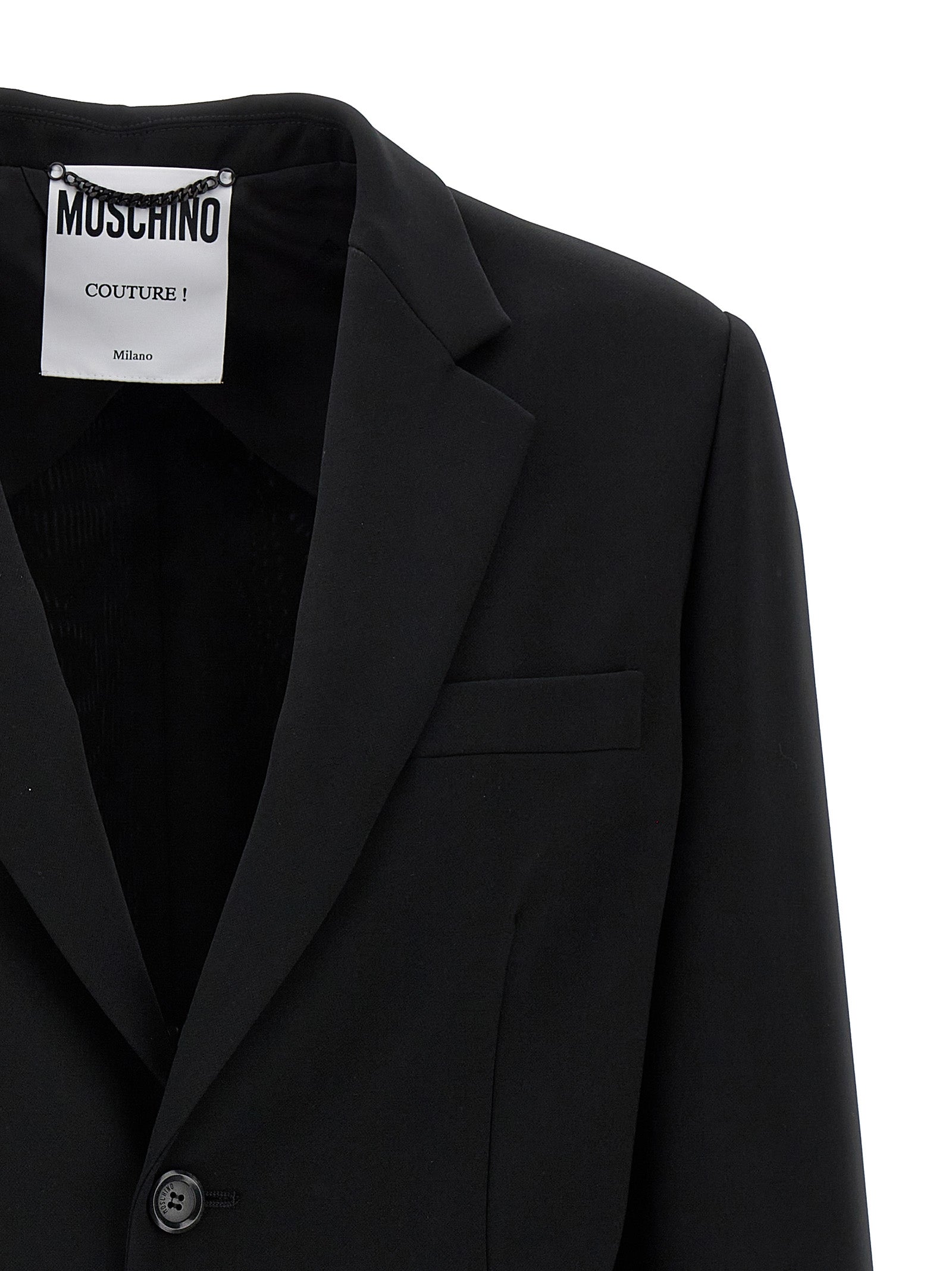Moschino Moschino Single-breasted Martingale Blazer