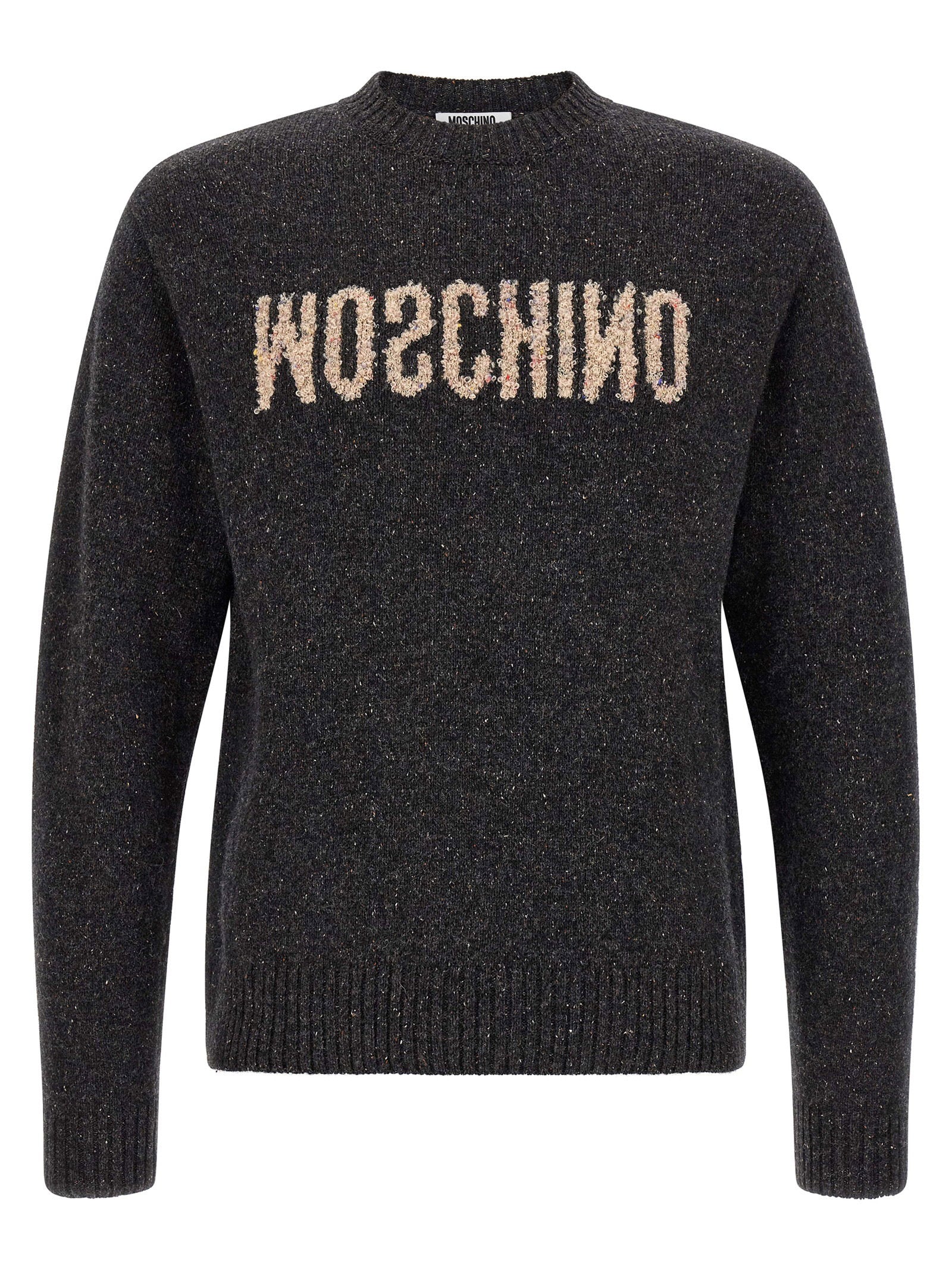 Moschino Moschino Mirrored Logo Sweater