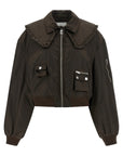 Ganni Ganni Duchesse Nylon Bomber Jacket