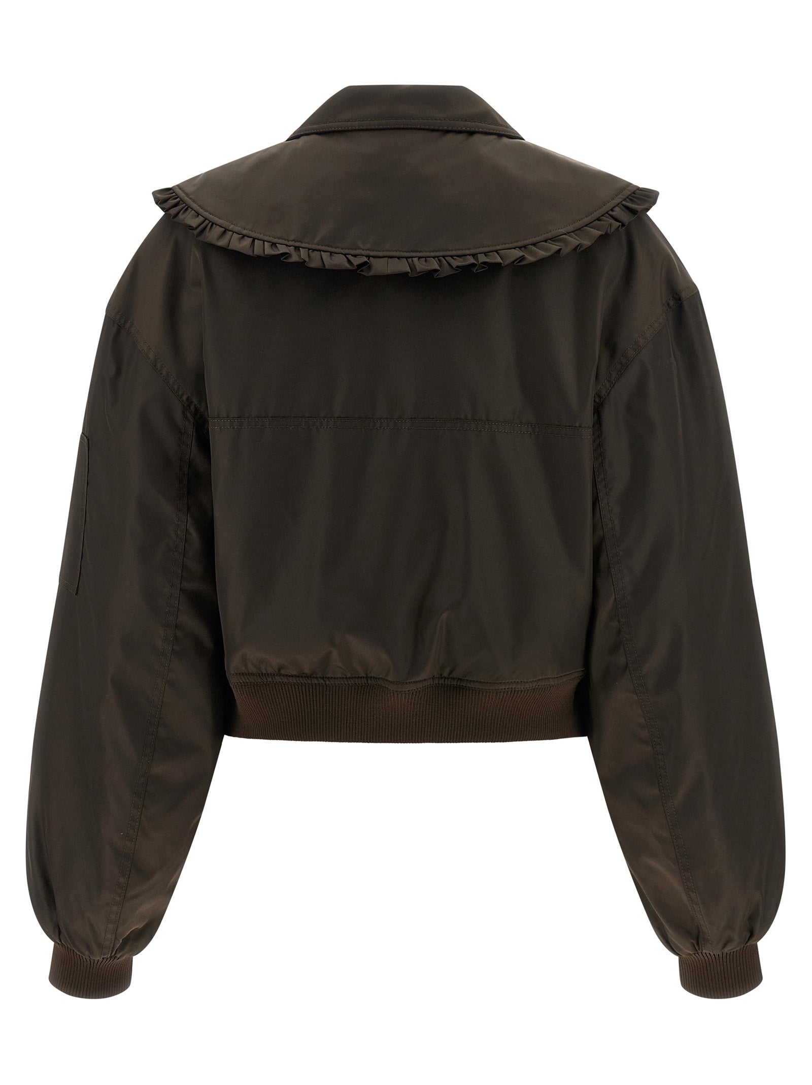 Ganni Ganni Duchesse Nylon Bomber Jacket