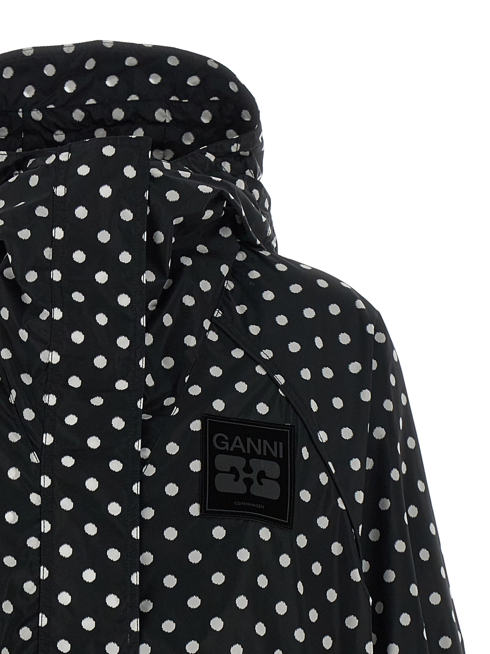 Ganni Ganni Polka Dot Anorak