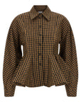 Ganni Ganni Crinckled Taffetà Blouse