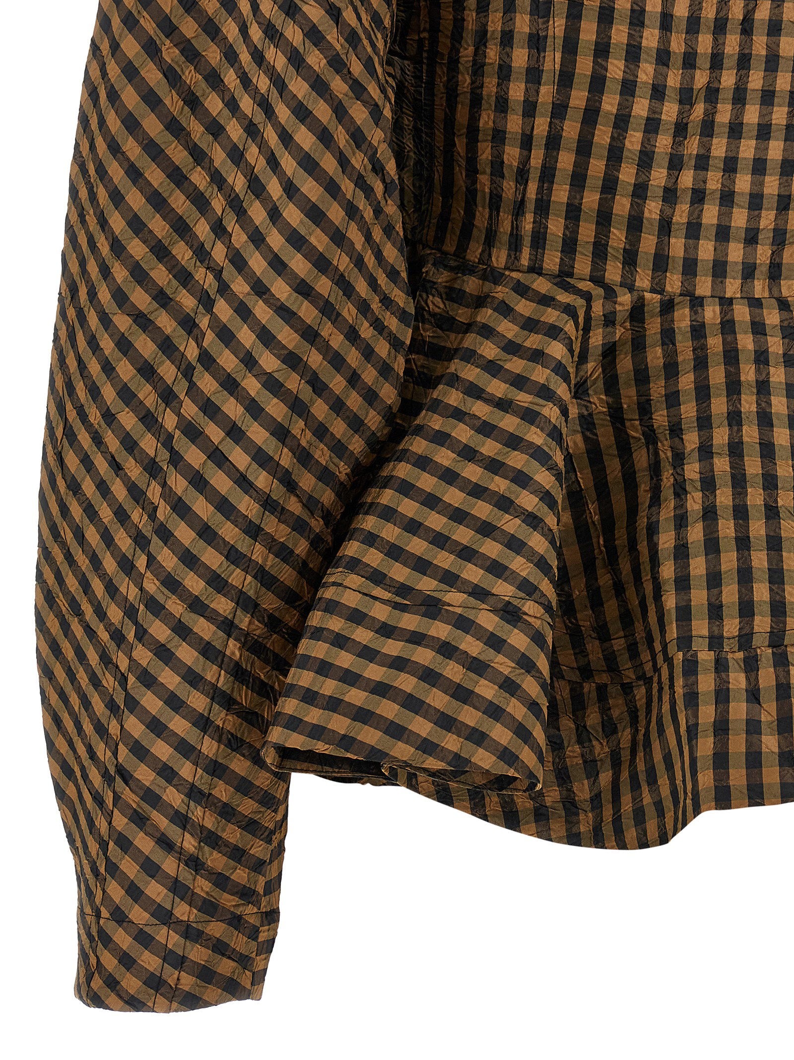 Ganni Ganni Crinckled Taffetà Blouse