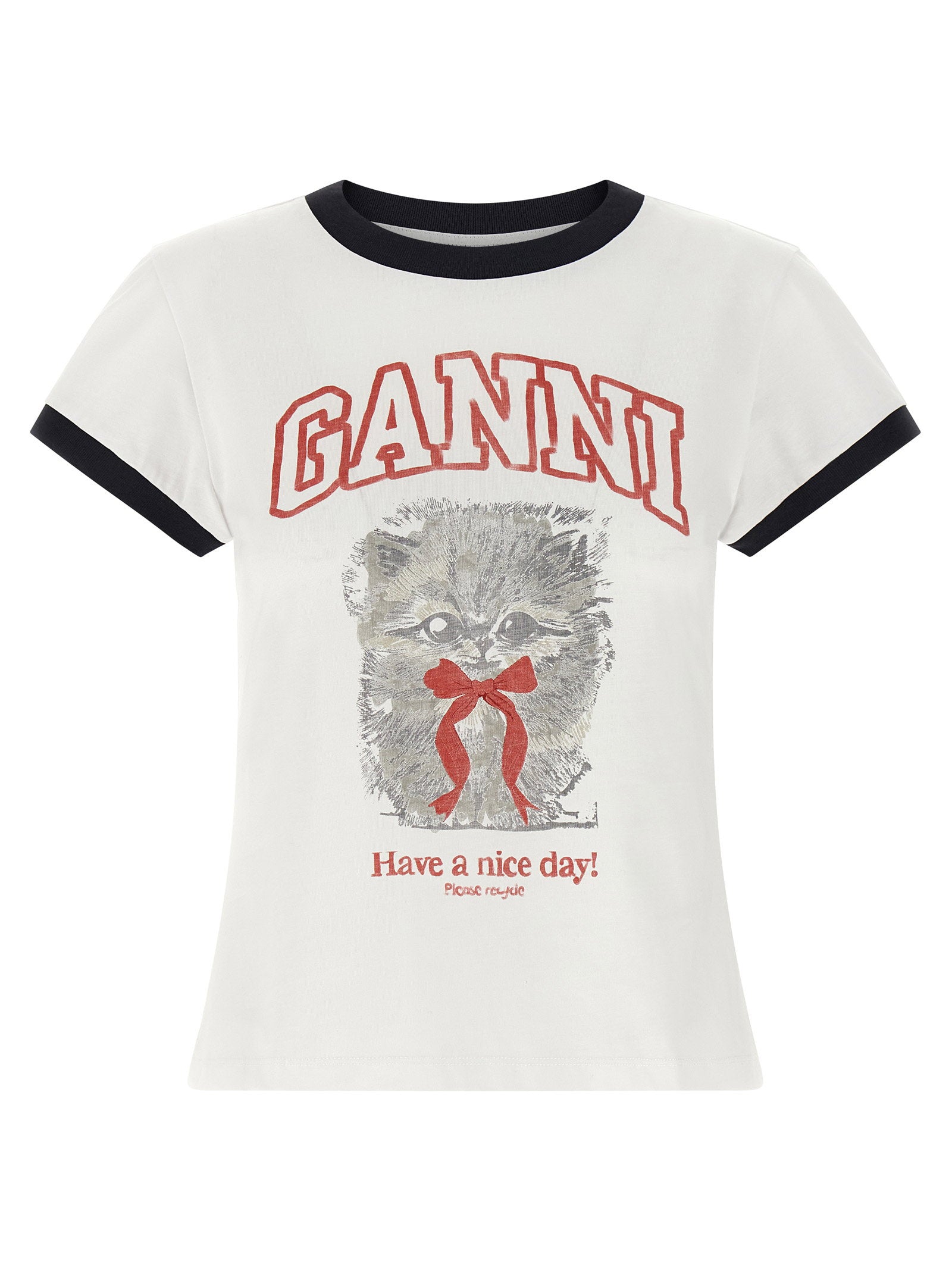 Ganni Ganni Printed T-shirt