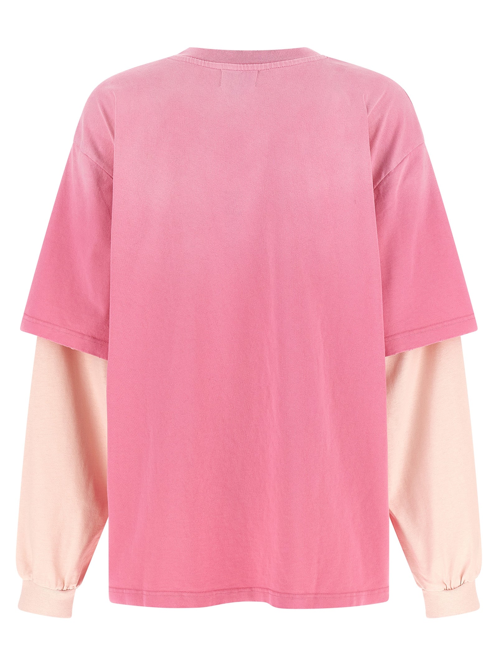 Ganni Ganni Double Layer Sleeve T-shirt