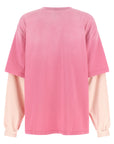 Ganni Ganni Double Layer Sleeve T-shirt