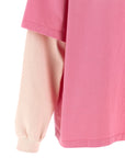 Ganni Ganni Double Layer Sleeve T-shirt