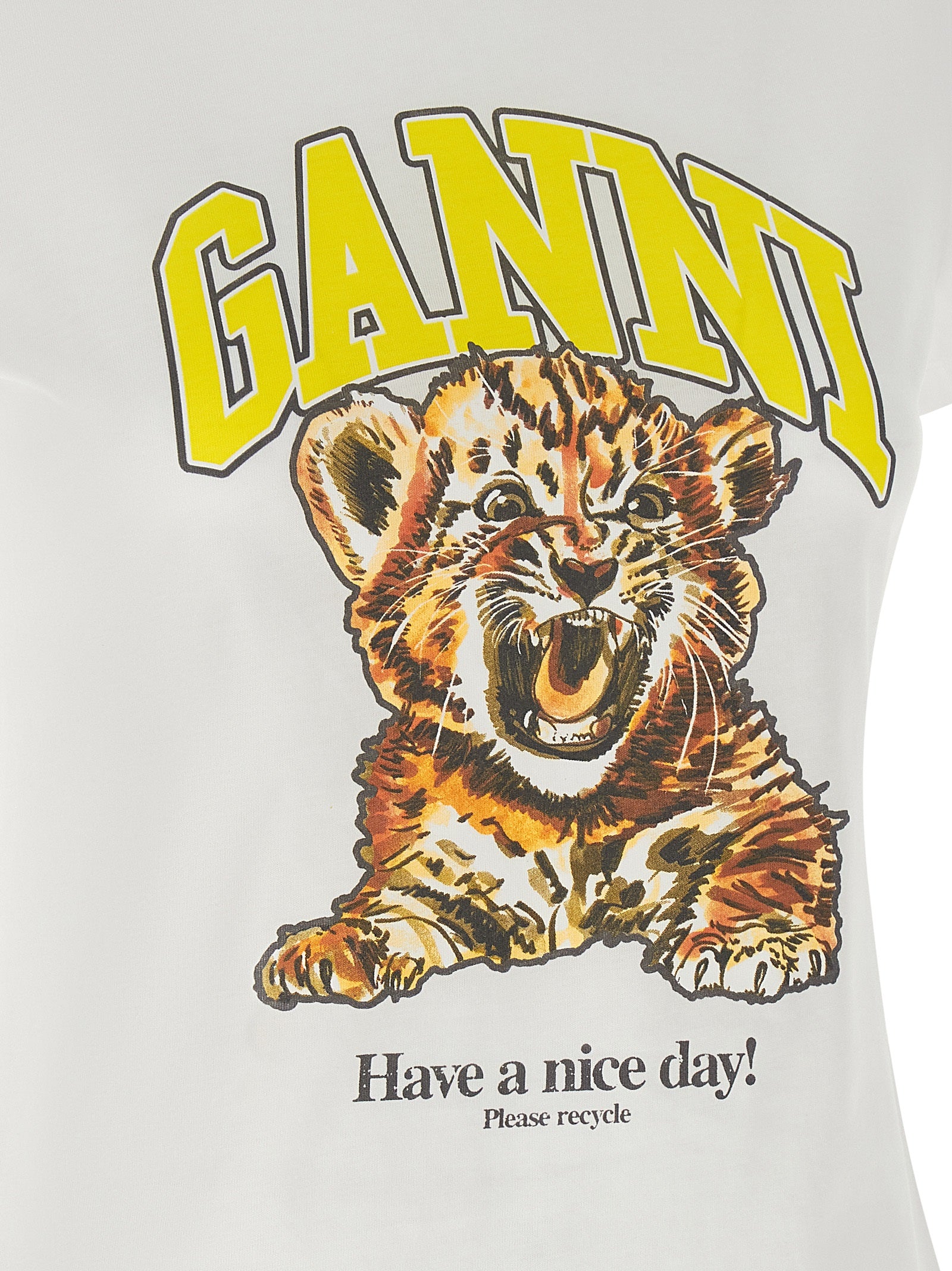 Ganni Ganni Tiger T-shirt