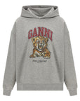 Ganni Ganni Grey Tiger Hoodie