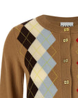 Ganni Ganni Diamond-shaped Cardigan