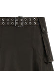Ganni Ganni Duchesse Nylon Pleated Skirt
