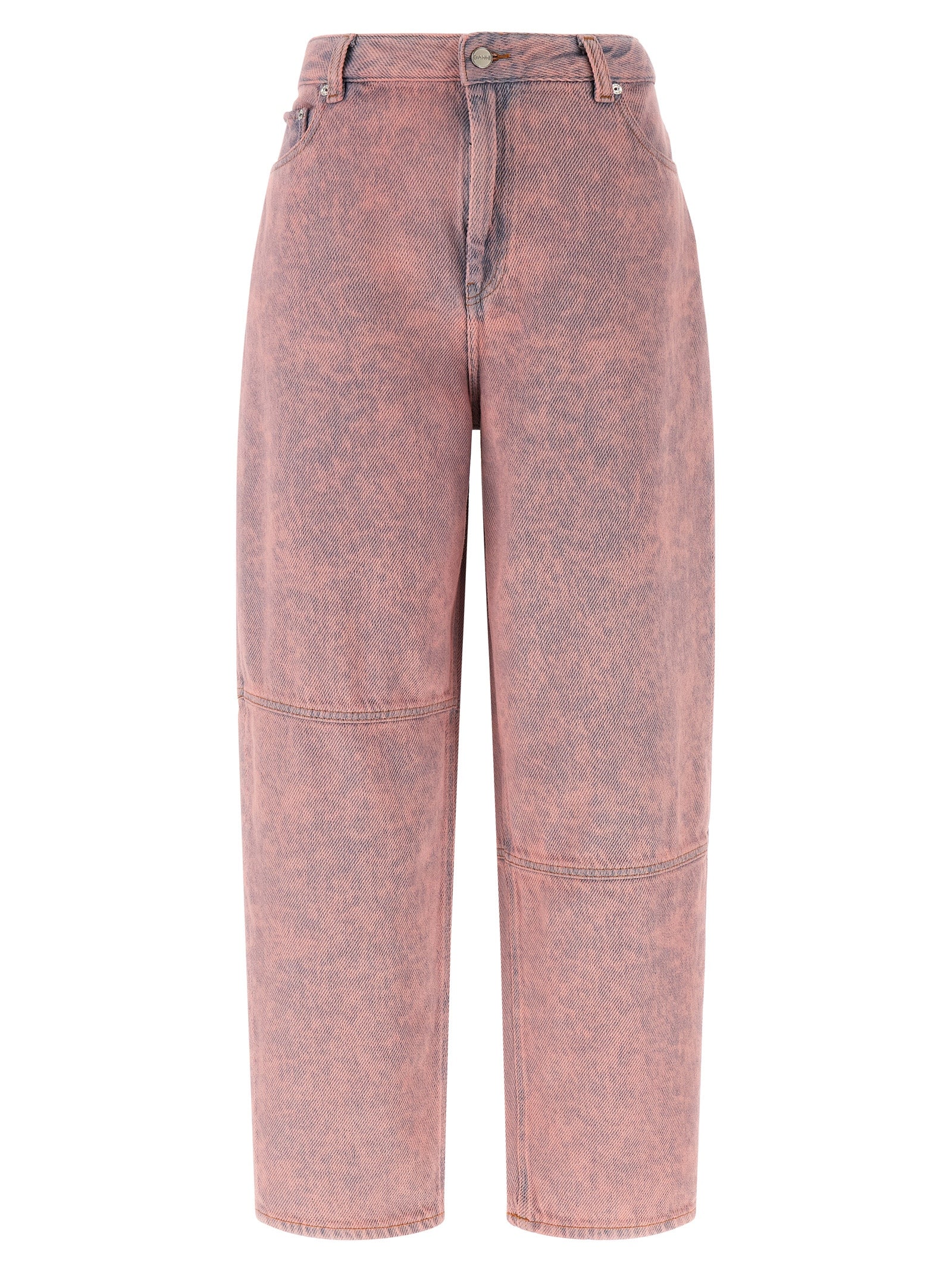 Ganni Ganni Pink Washed Stary Jeans