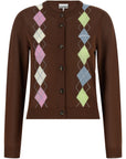 Ganni Ganni Argyle Cardigan