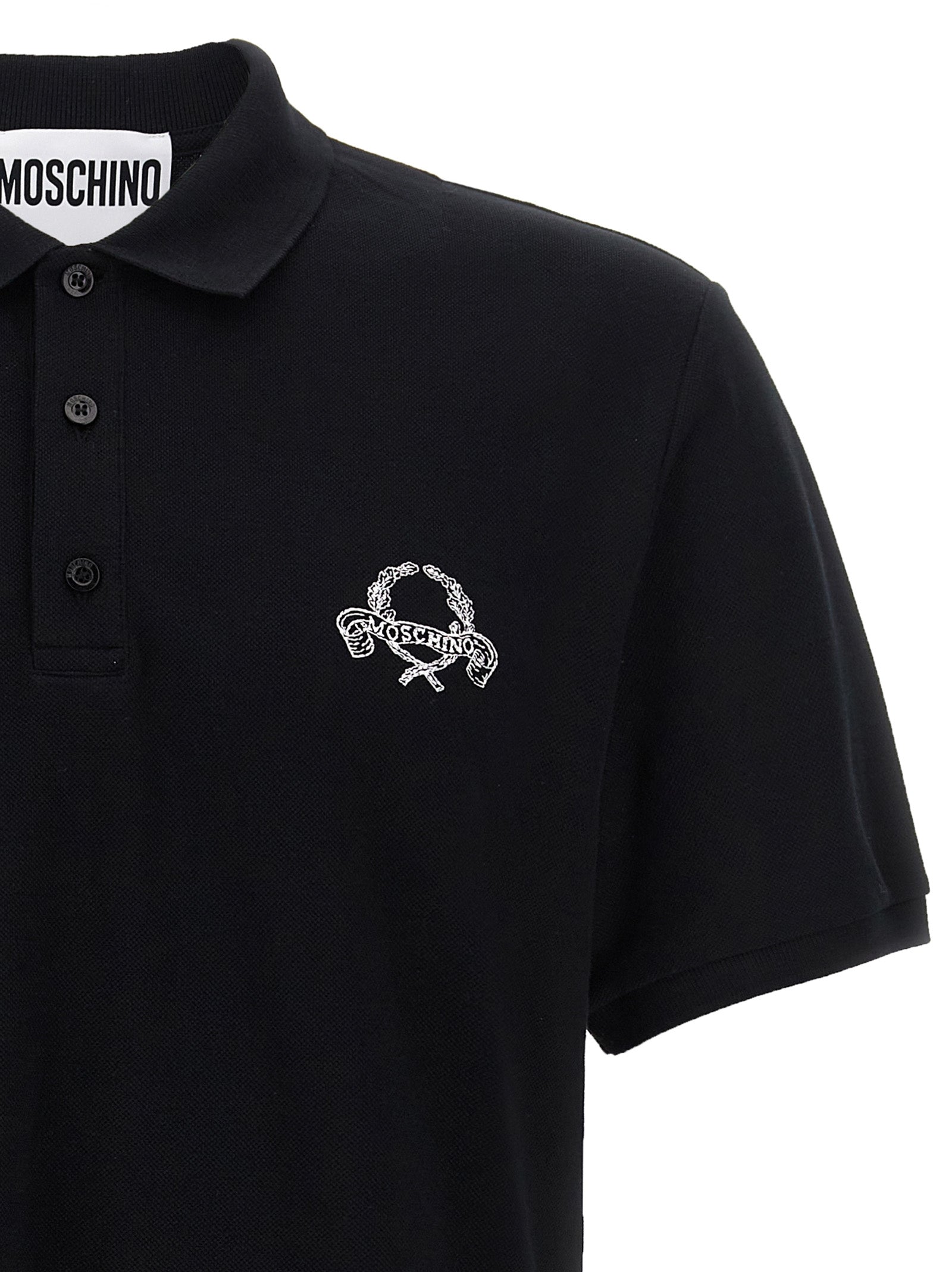 Moschino Moschino Logo Embroidery Polo Shirt