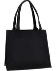 Ganni Ganni Large Easy Shopper Contrasted Logo Shopping Bag