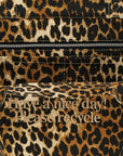 Ganni Ganni Leopard Xxl Shopping Bag