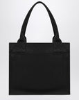 Ganni GANNI Large black canvas tote bag