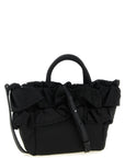 Ganni Ganni Mini Shopper Ruffle Handbag