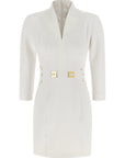 Elisabetta Franchi Elisabetta Franchi Logo Dress With Elastic Bands