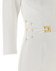 Elisabetta Franchi Elisabetta Franchi Logo Dress With Elastic Bands