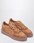 Autry AUTRY Brown Medalist sneakers in nappa and suede