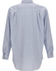 Comme Des Garçons Play Comme Des Garçons Play Logo Patch Striped Shirt