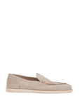 John Lobb John Lobb men's suede lace-up shoes in sand with flexible sole