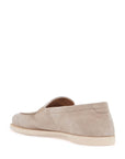 John Lobb John Lobb men's suede lace-up shoes in sand with flexible sole
