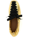 Ganni Ganni Lace-up Ballet Flats