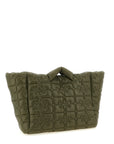 Ganni Ganni Quilted Re-tech Xxl Tote Shopping Bag