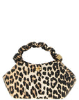 Ganni Ganni Small Bou Bag Leopard Handbag