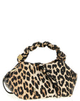 Ganni Ganni Small Bou Bag Leopard Handbag
