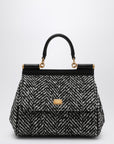 Dolce & Gabbana Dolce & Gabbana Dolce&Gabbana Chevron fabric handbag Sicily medium