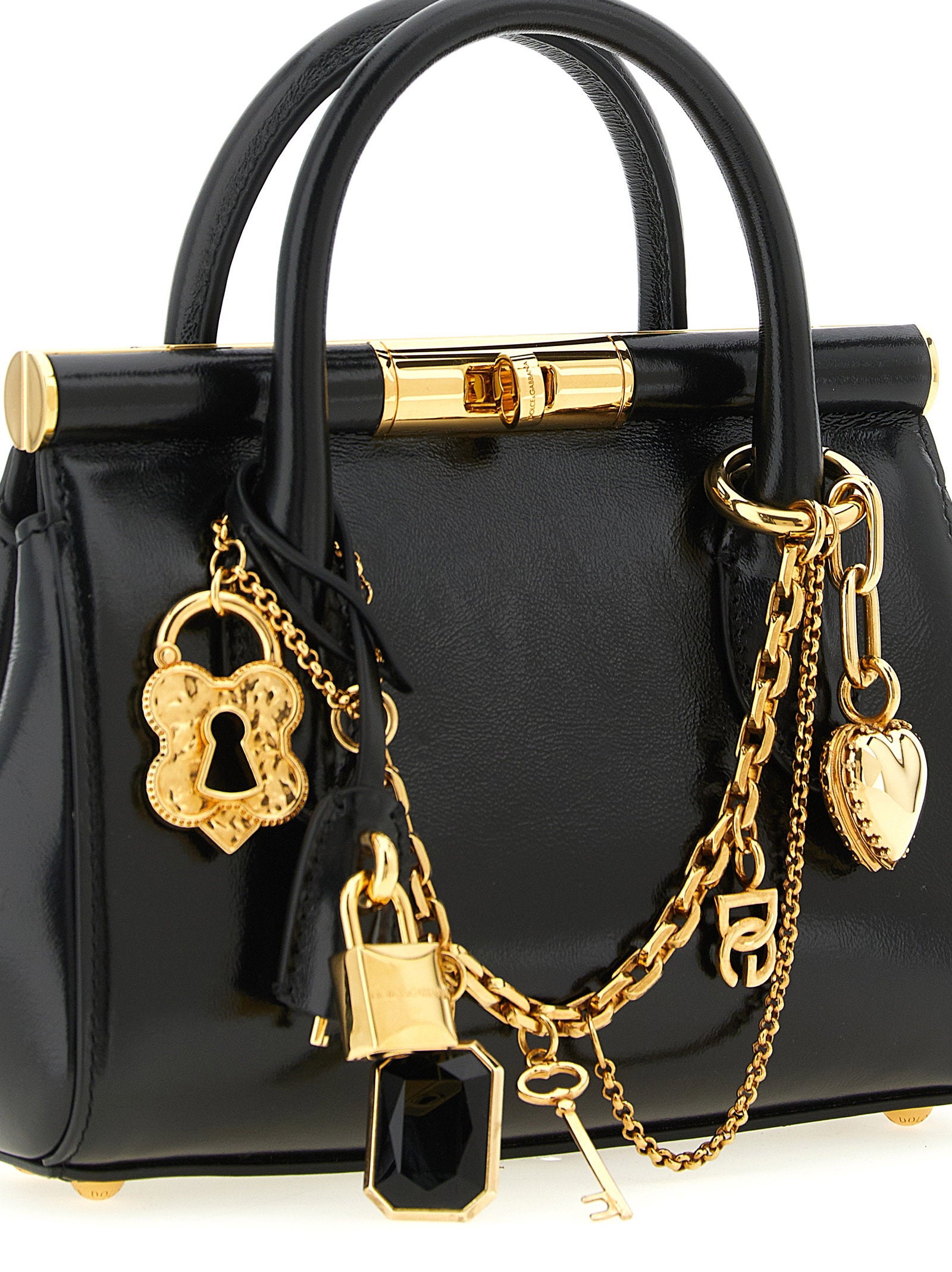 Dolce &amp; Gabbana Dolce &amp; Gabbana Marlene Mini Handbag With Charms