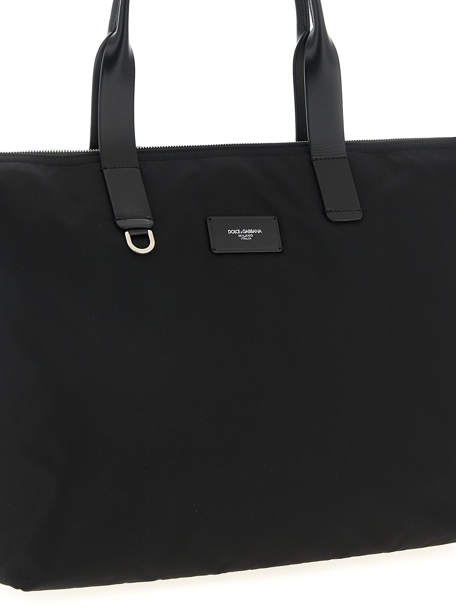 Dolce &amp; Gabbana Dolce &amp; Gabbana Media Logo Patch Shopping Bag