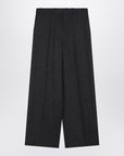 Givenchy Givenchy Dark grey wool wide trousers
