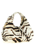 Ganni Ganni Mini Hobo Zebra Handbag