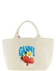 Ganni Ganni Medium Strawberry Shopping Bag