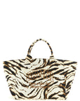 Ganni Ganni Xxl Zebra Shopping Bag