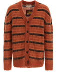 Marni Marni Brushed Striped Cardigan