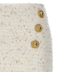 Balmain Balmain Fringed Tweed Skirt