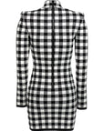 Balmain Balmain Vichy Knit Dress