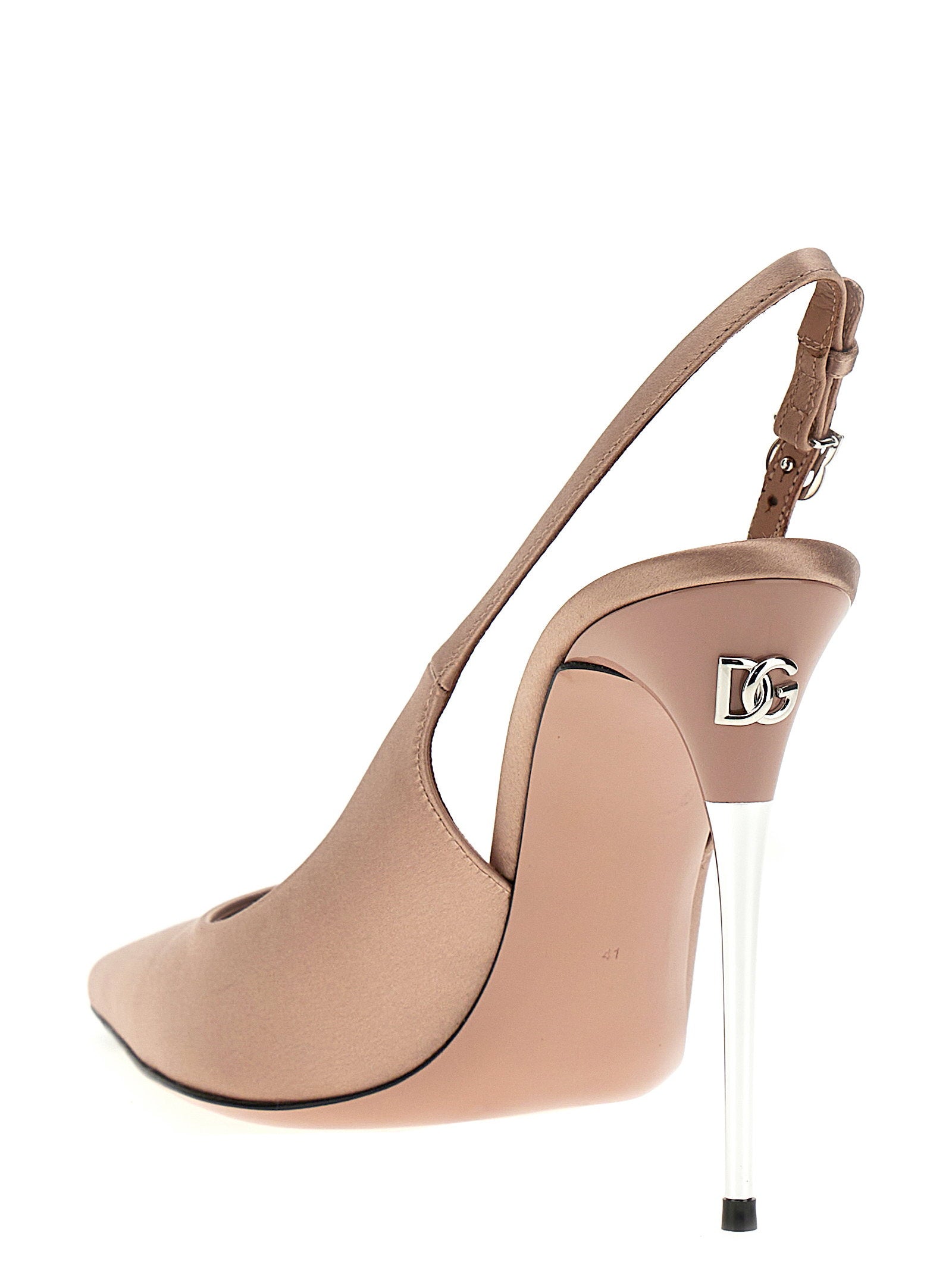 Dolce &amp; Gabbana Dolce &amp; Gabbana Satin Slingbacks