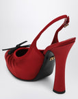 Dolce & Gabbana Dolce & Gabbana Dolce&Gabbana Red satin high slingback