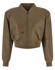 Chloé Chloé Cropped Bomber Jacket