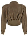 Chloé Chloé Cropped Bomber Jacket