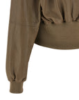 Chloé Chloé Cropped Bomber Jacket